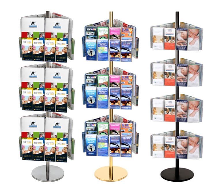 Carousels-rotating-brochure-stands
